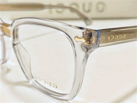 gucci oval optical frame|clear eyeglasses frames gucci.